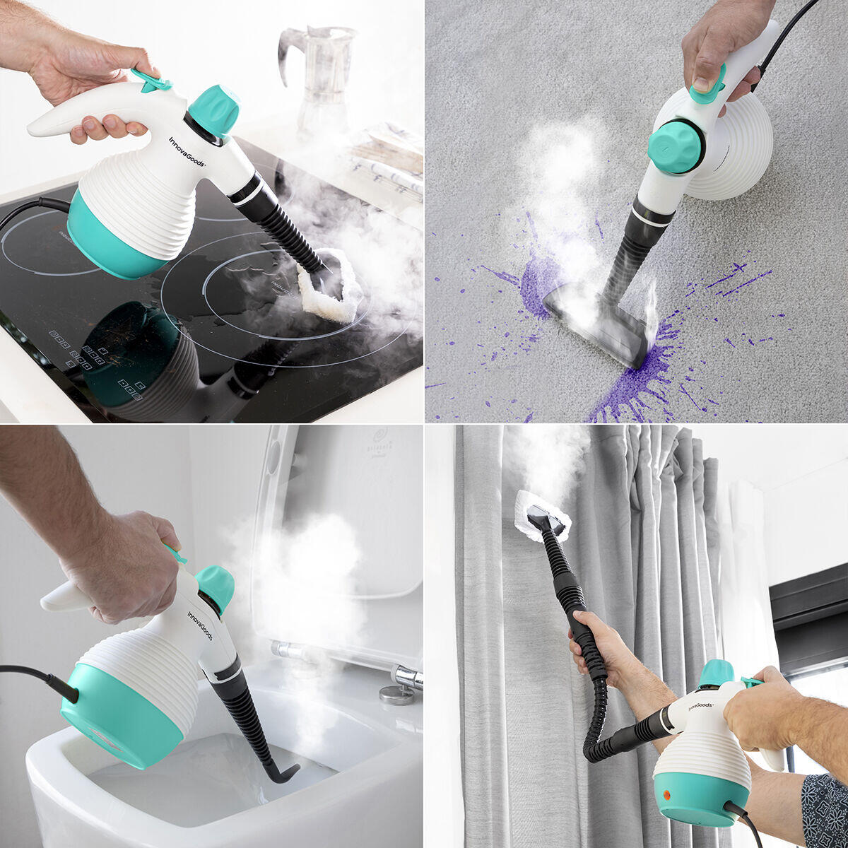 Vaporeta de Mano Multiusos