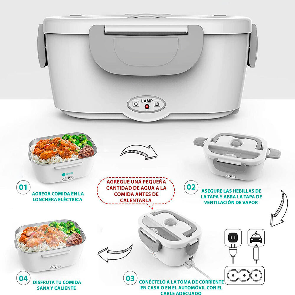 Fiambrera Eléctrica 2 en 1